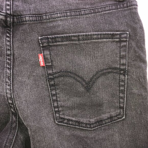 Levi's Women's 512 Jeans Size 16 Slim Taper Black Denim Classic Casual Travel - Picture 15 of 16